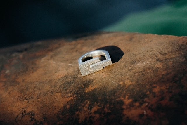 Sterling Silver U-Shaped Ring