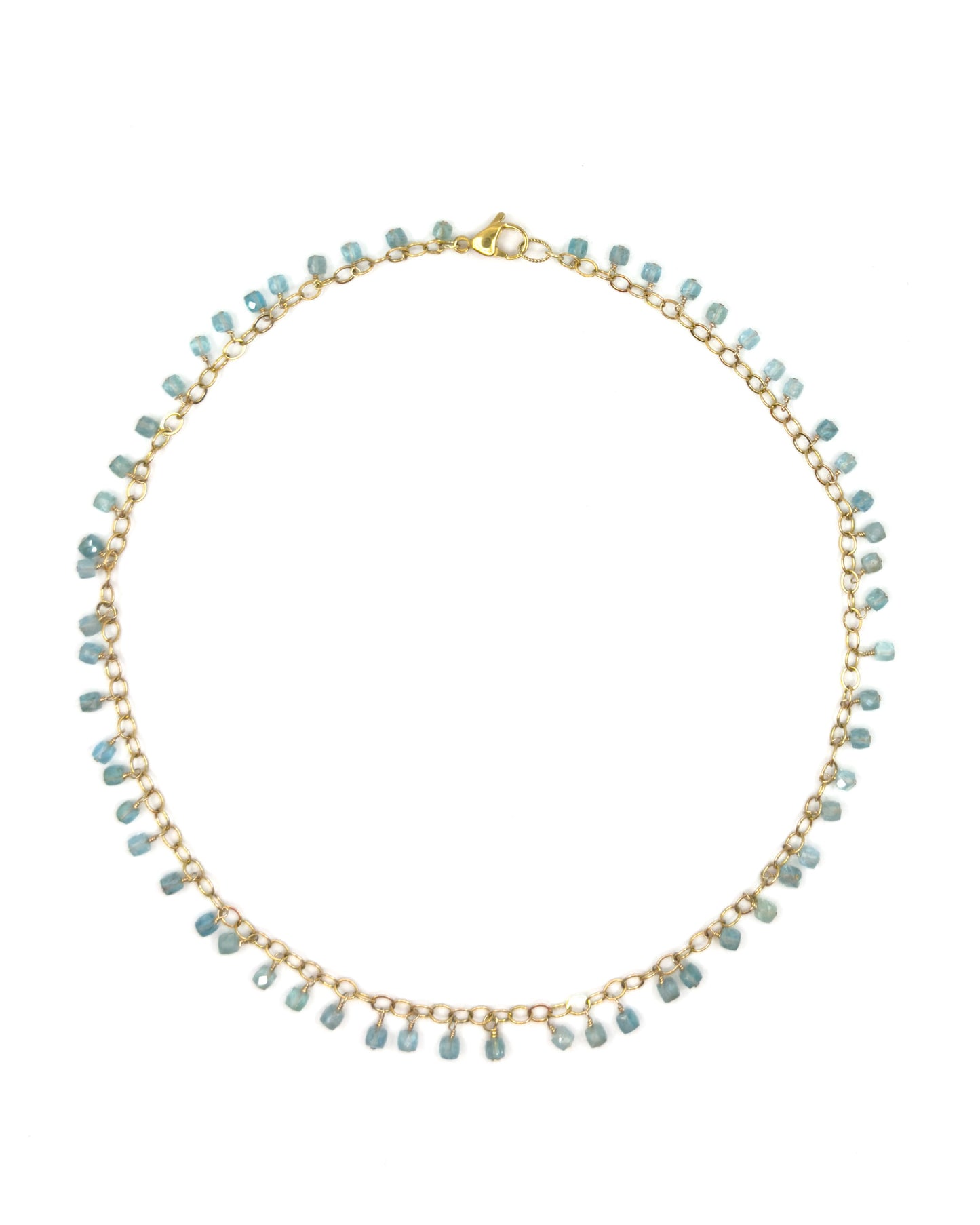 Icy Blue Amazonite Gemstone Choker