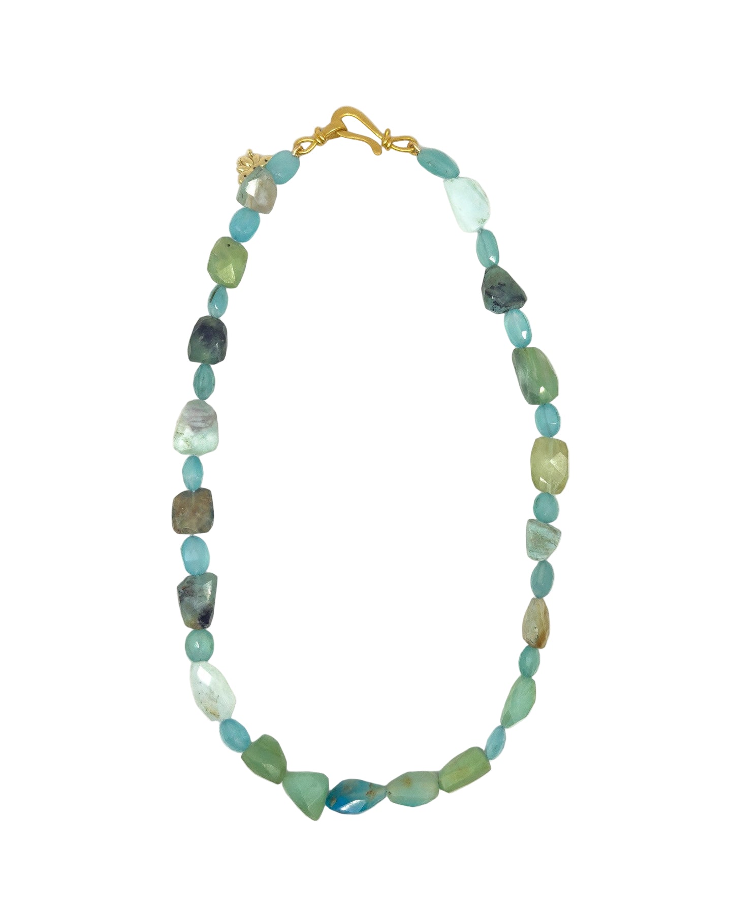 Hand-Knotted Amazonite Gemstone Necklace